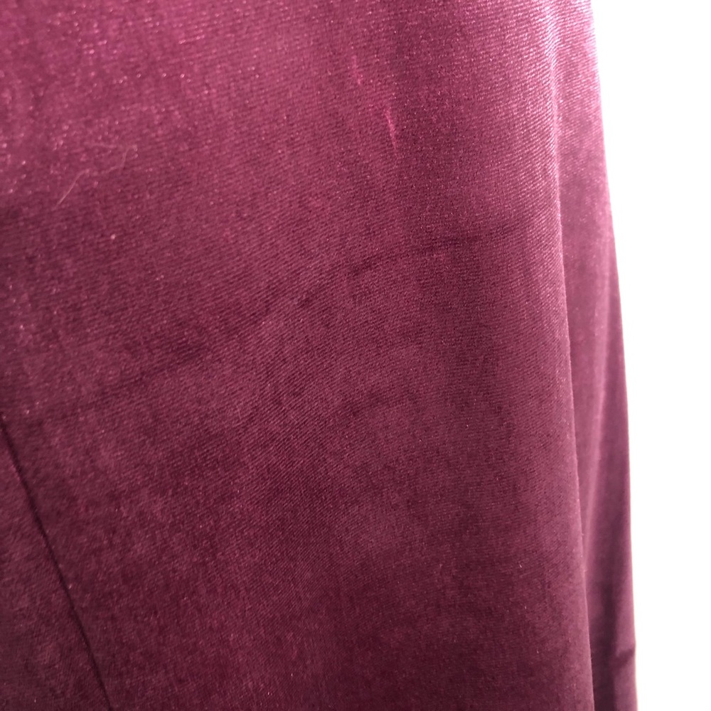 Zara pink velvet midi side slit dress M - Picture 7 of 9